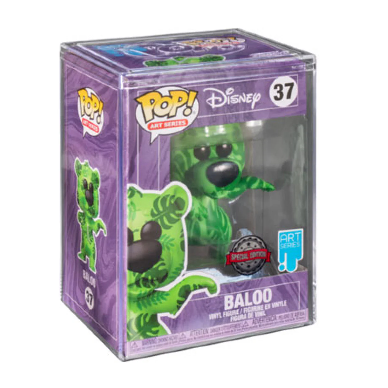 Jungle Book - Baloo (Artist) US Exclusive Pop! Vinyl with Protector - Image 2