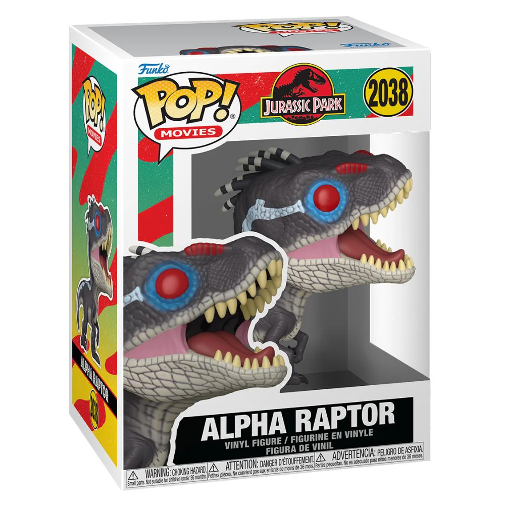 Jurassic Park 3 - Alpha Raptor Pop! Vinyl - Image 2