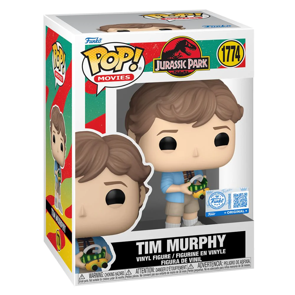 Jurassic Park - Tim Murphy with Night Vision Goggles US Exclusive Pop! Vinyl - Image 2