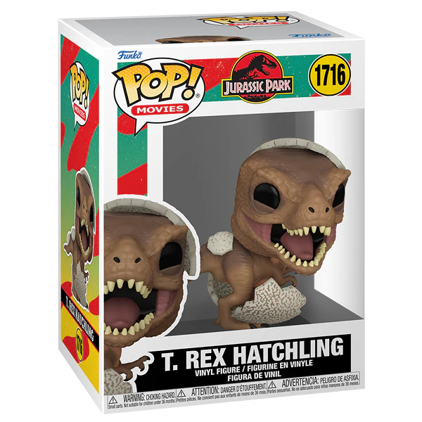 Jurassic Park - Tyrannosaurus Rex Hatchling Pop! Vinyl - Image 2
