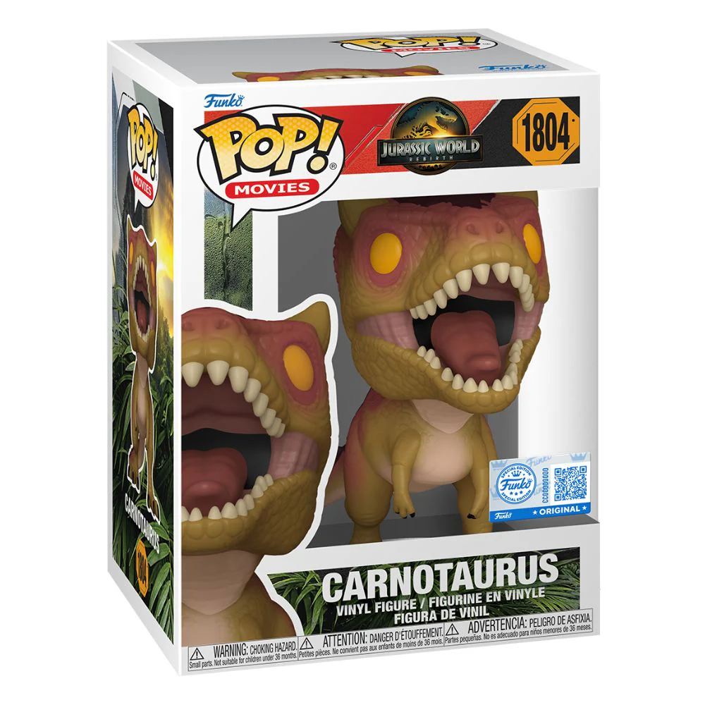 Jurassic World: Rebirth (2025) - Carnotaurus US Exclusive Pop! Vinyl - Image 2