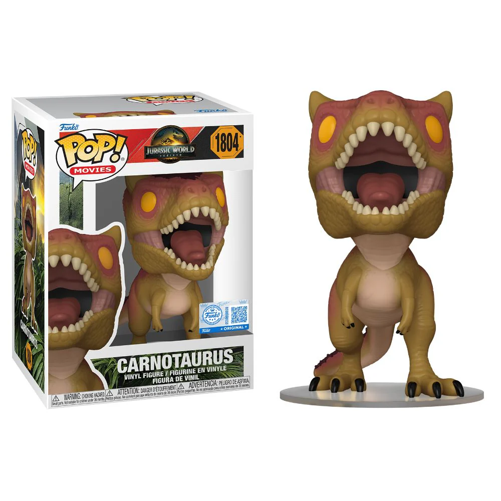 Jurassic World: Rebirth (2025) - Carnotaurus US Exclusive Pop! Vinyl - Image 3