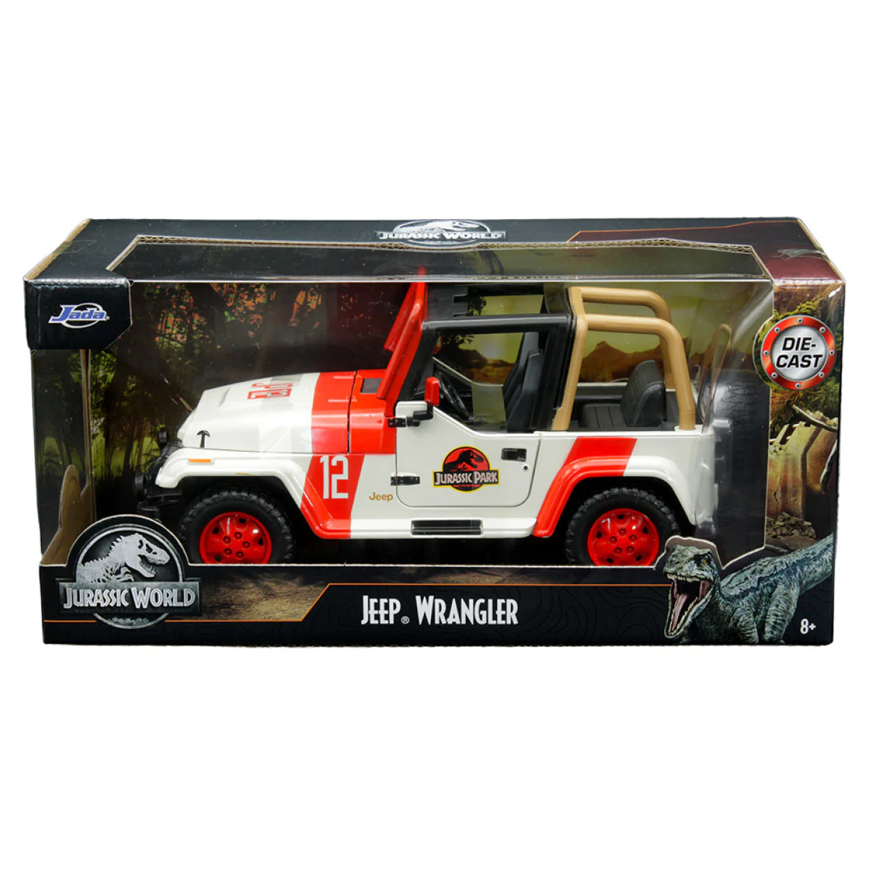 Jurassic World - 1992 Jeep Wrangler 1:24 Scale Hollywood Ride - Image 7