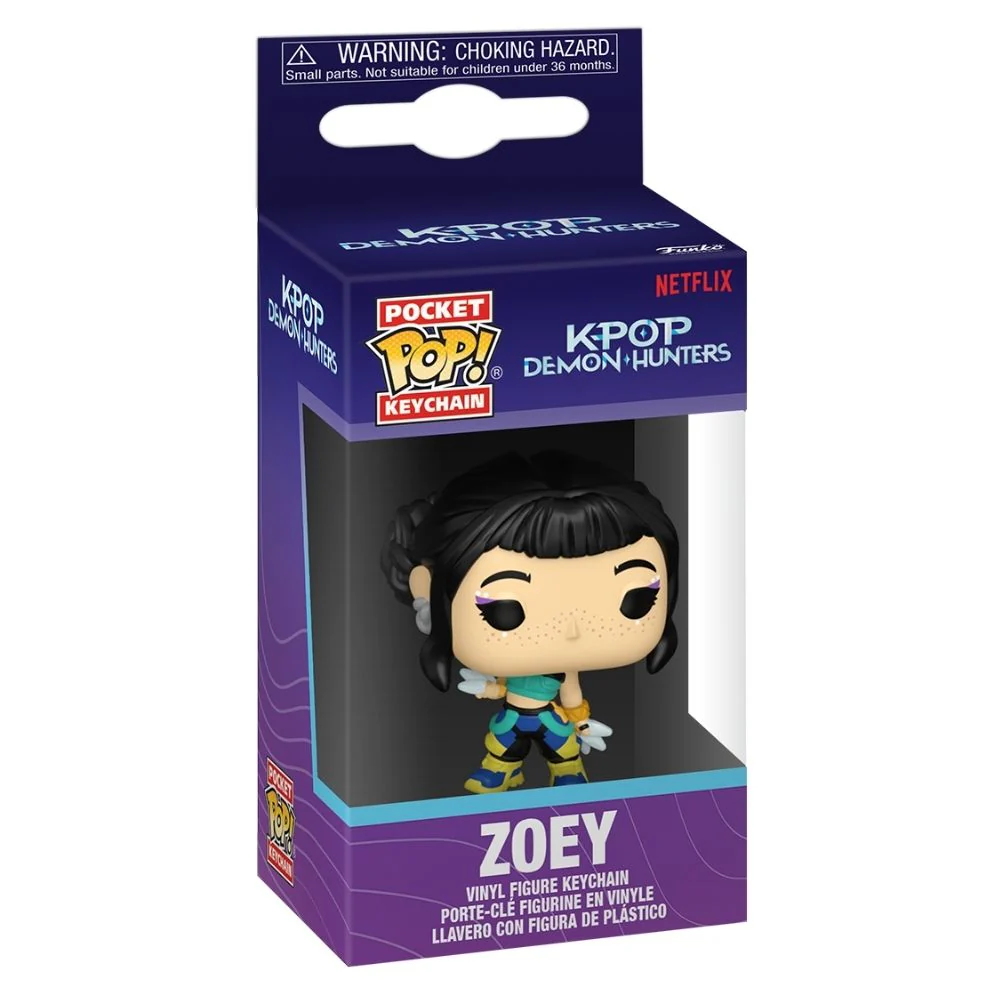 K-Pop Demon Hunters - Zoey Pocket Pop! Keychain - Image 2