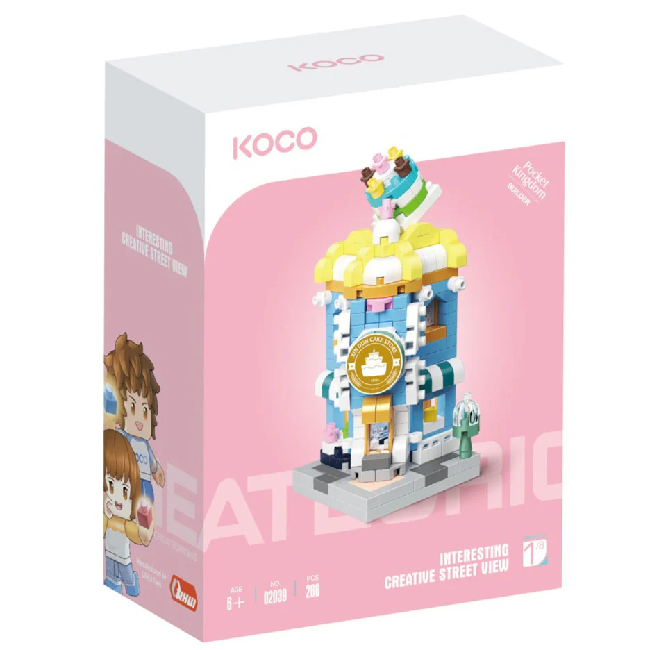 Koco Interesting Creative Street View Cake Shop