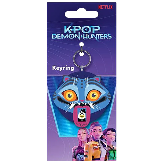 K-Pop Demon Hunters - Derpy Face PVC Keychain