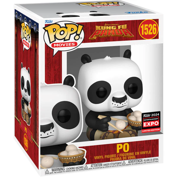 2024 Entertainment Expo Convention - Kung Fu Panda - Po 6 Inch US Exclusive Pop! Vinyl - Image 2