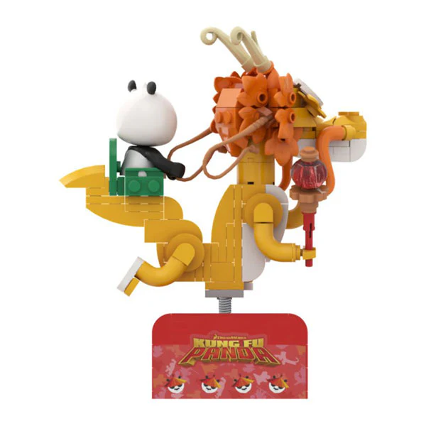 Kung Fu Panda - Po's Cosrider Building Block Construction Set (186 Pieces) - Image 4