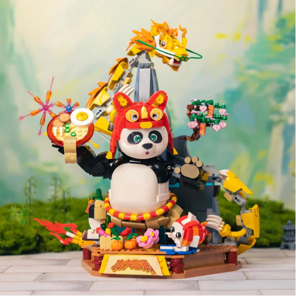 Kung Fu Panda - Po's Cosrider Building Block Construction Set (186 Pieces) - Image 2