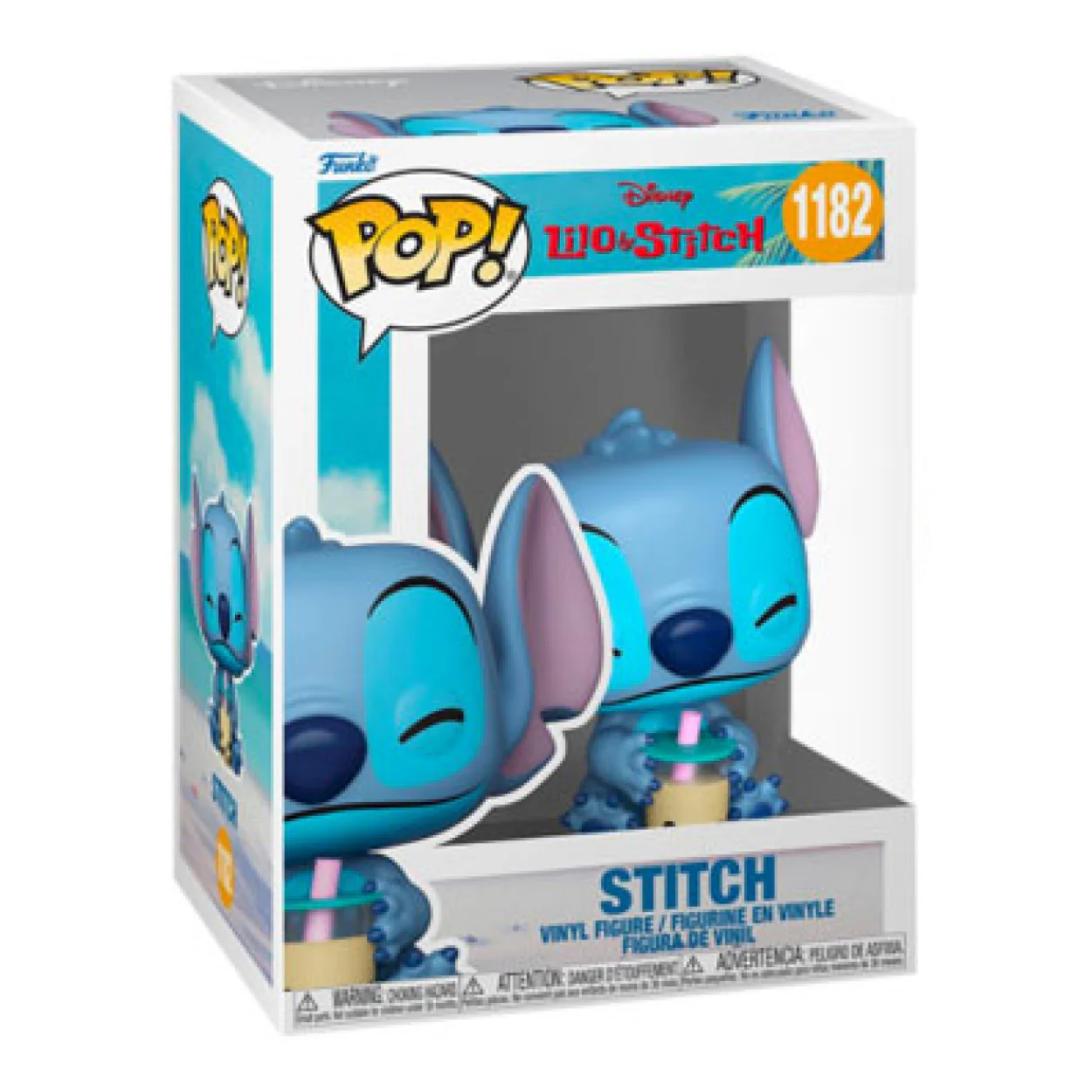 Lilo and Stitch - Stitch with Boba Tea US Exclusive Pop! Vinyl - Image 2