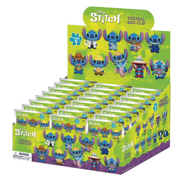 Lilo & Stitch - 3D Foam Bag Clips S6 Blind Bag (1 unit) - Image 2