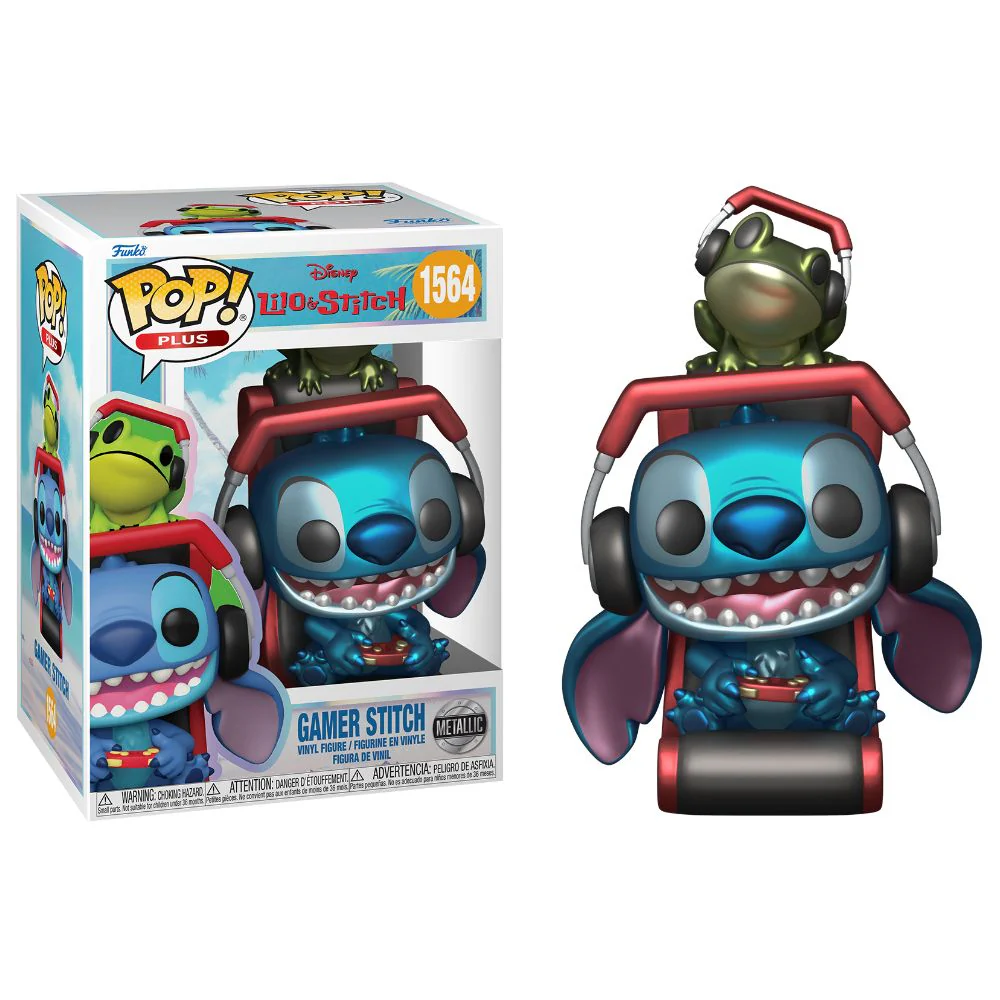 Lilo & Stitch - Gamer Stitch Metallic Pop! Vinyl - Image 3