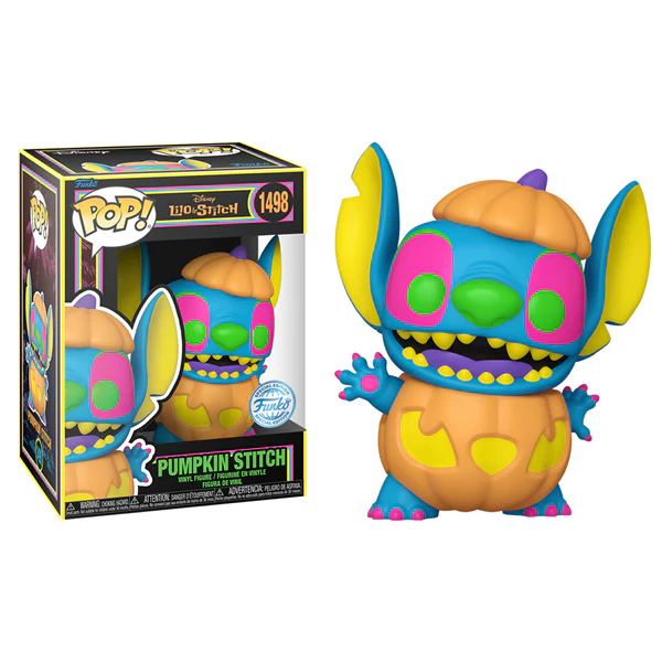 Lilo & Stitch - Pumpkin Stitch Blacklight US Exclusive Pop! Vinyl - Image 3