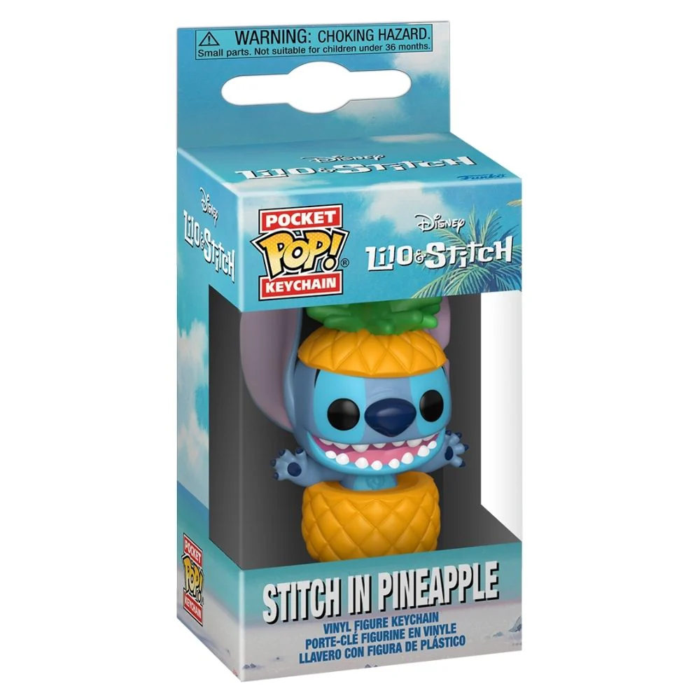 Lilo & Stitch - Stitch in Pineapple Pocket Pop! Keychain - Image 2