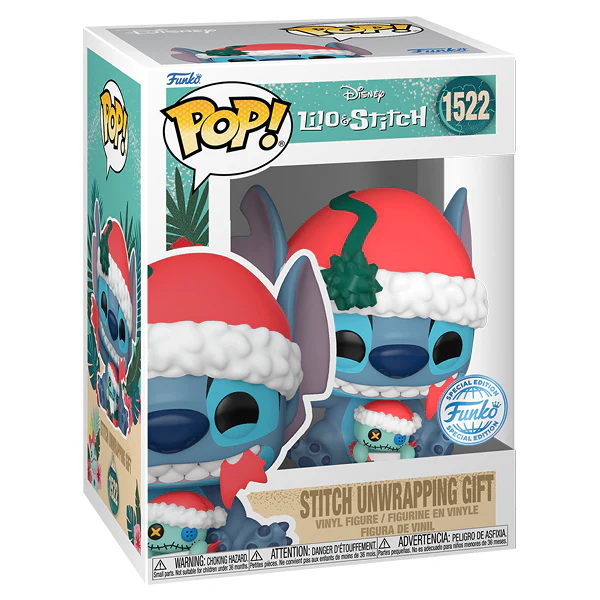 Lilo & Stitch - Stitch Unwrapping Gift US Exclusive Pop! Vinyl - Image 2