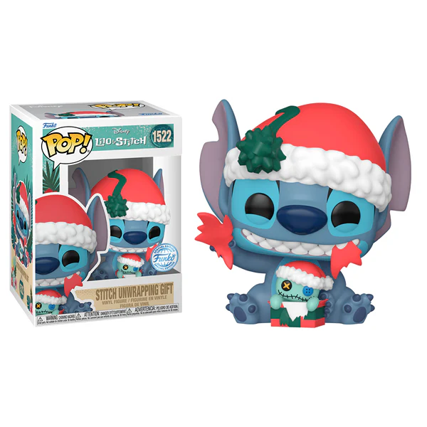 Lilo & Stitch - Stitch Unwrapping Gift US Exclusive Pop! Vinyl - Image 3