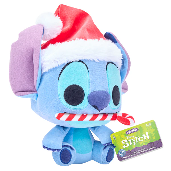 Lilo & Stitch - Holiday Stitch with Candy Cane 7 Inch Pop! Plush - Image 2