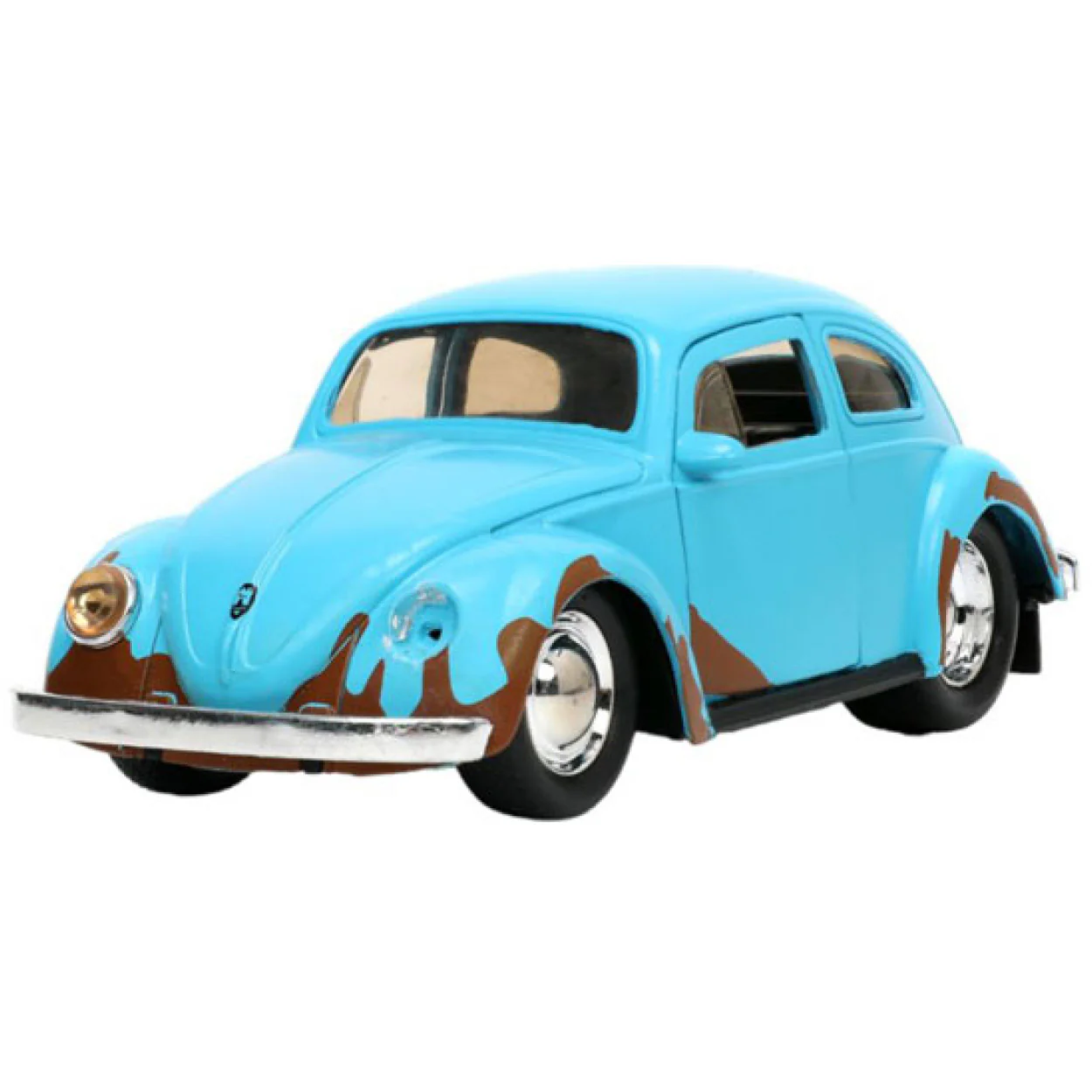 Lilo & Stitch - Volkswagen Beetle (Blue) 1:32 Scale with Stitch Metal Figure - Image 2