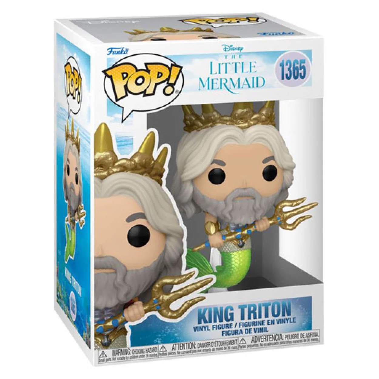 Little Mermaid (2023) - King Triton Pop! Vinyl - Image 2