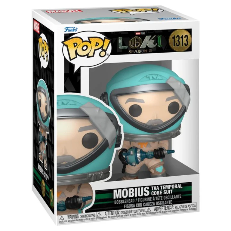 Loki (TV) - Mobius with TVA Temporal Core Suit Pop! Vinyl - Image 2