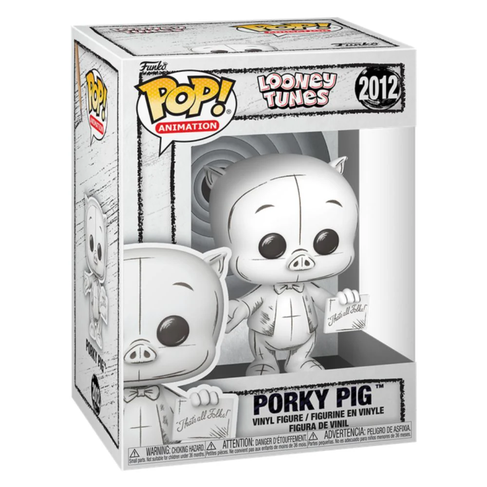 Looney Tunes: Sketched - Porky Pig Pop! Vinyl - Image 2