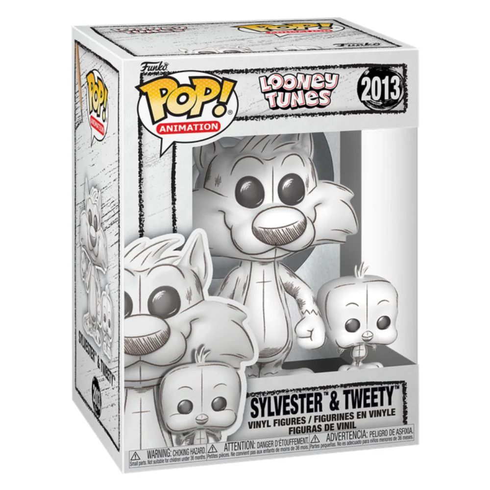 Looney Tunes: Sketched - Sylvester & Tweety Pop! Vinyl - Image 2