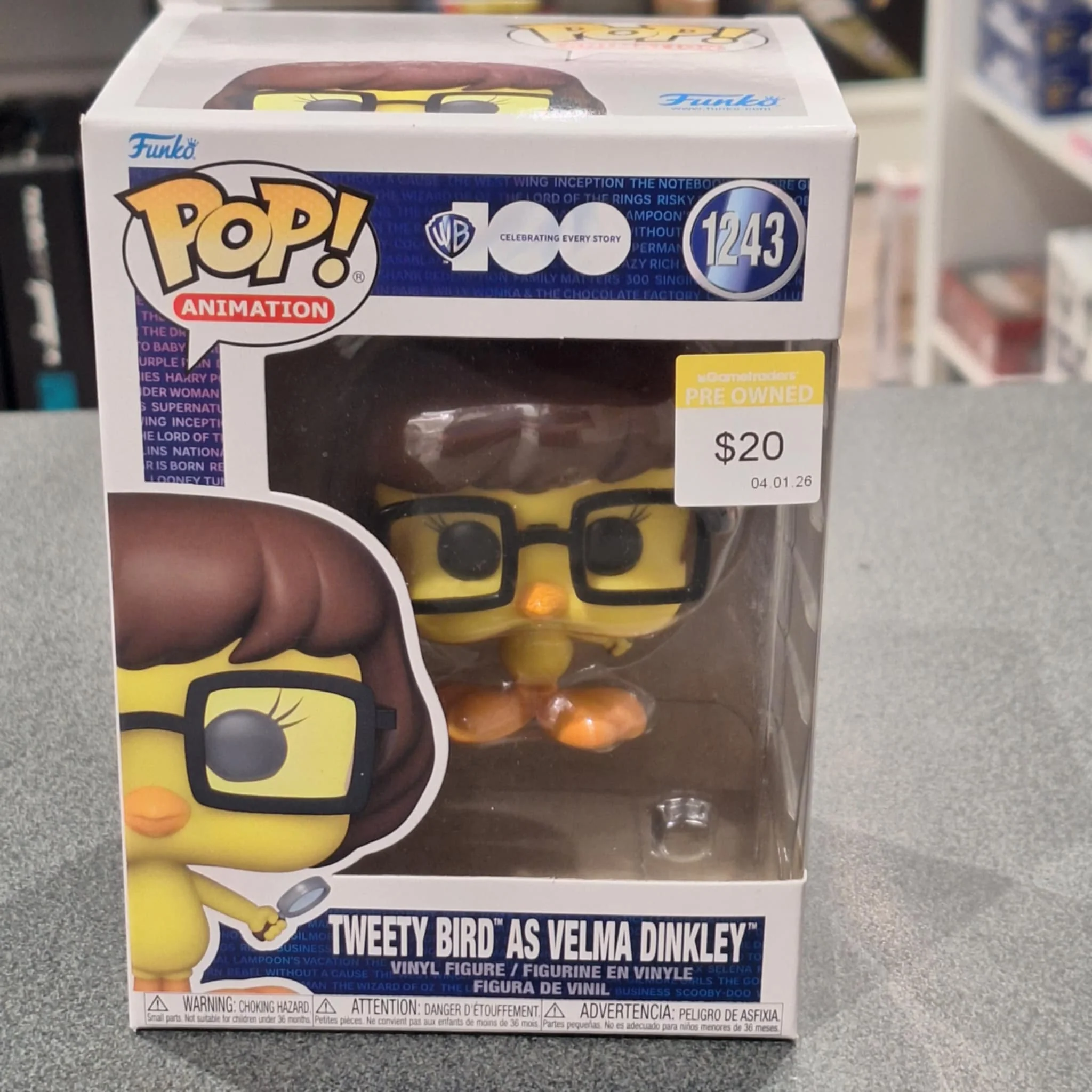 Looney Tunes - Tweety Bird as Velma (WB 100th) Pop! Vinyl