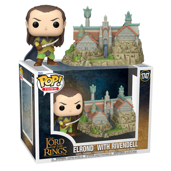 The Lord of the Rings - Elrond with Rivendell Pop! Town - Image 3