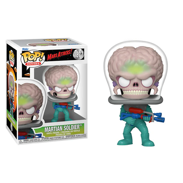 Mars Attacks - Martian Soldier with Atomic Ray Gun Pop! Vinyl - Image 3