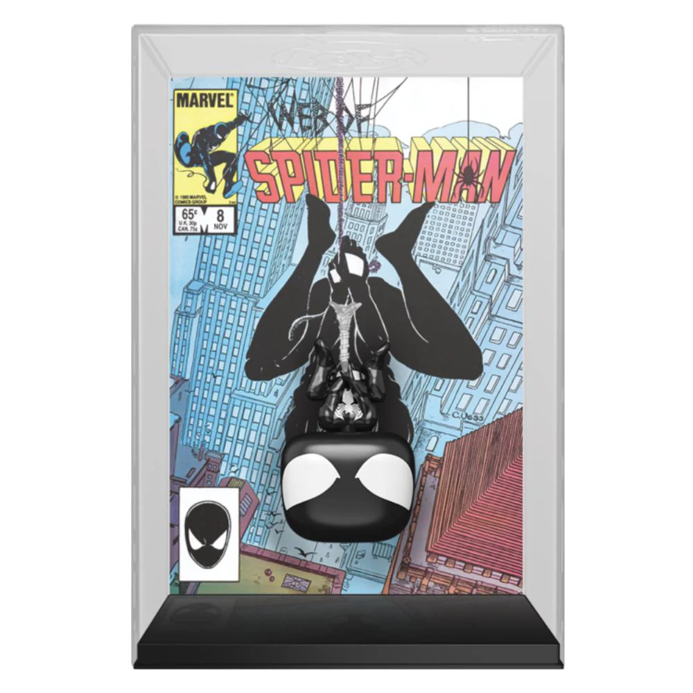 Marvel - Black Suit Spider-Man Web of Spider-Man #08 Pop! Comic Covers Vinyl - Image 2