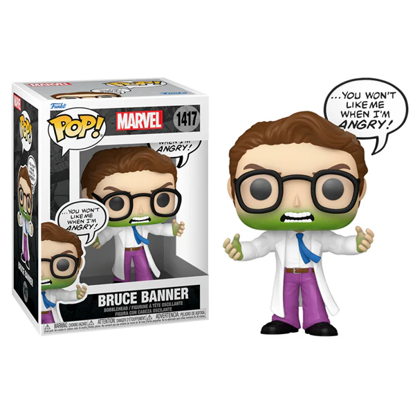 Marvel Comics - Bruce Banner You Won't Like Me When I'm Angry Pop! Vinyl - Image 3