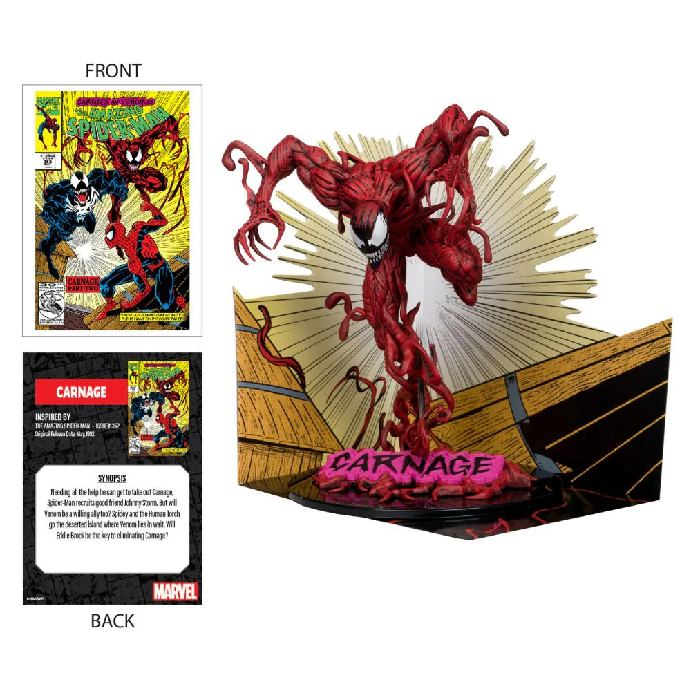 Marvel - Carnage "The Amazing Spider-Man #362" 1:10 Figure - Image 2
