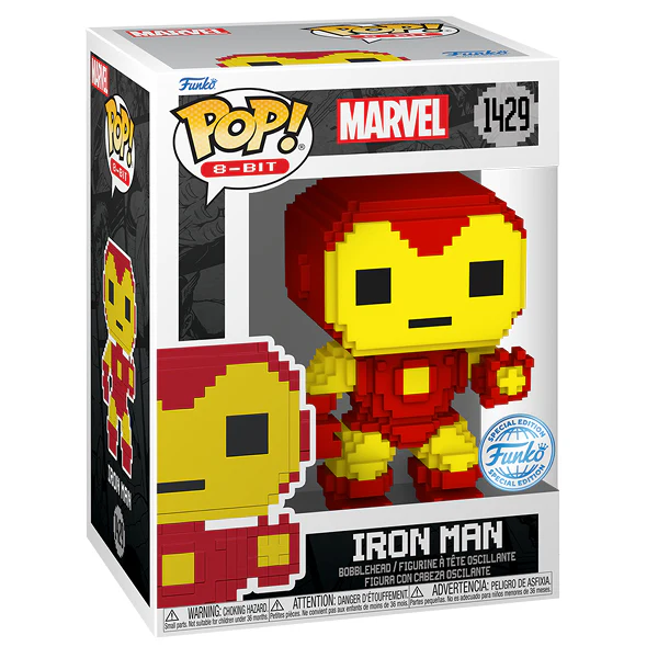 Marvel Comics: 8-Bit - Iron Man 8-Bit US Exclusive Pop! Vinyl - Image 2