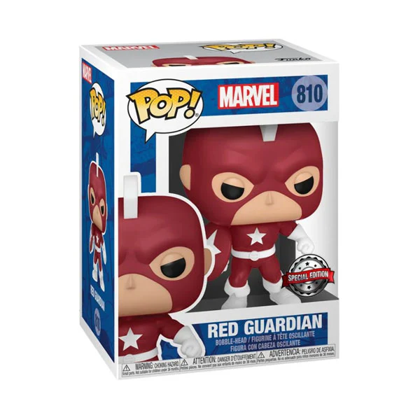 Marvel Comics - Red Guardian Year of the Shield US Exclusive Pop! Vinyl - Image 2