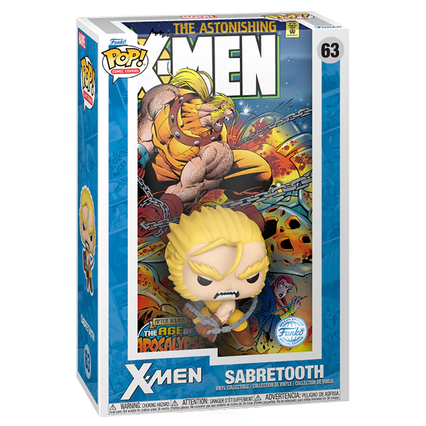 Marvel Comics - X-Men - Sabretooth in The Astonishing X-Men #2 US Exclusive Pop! Comic Cover