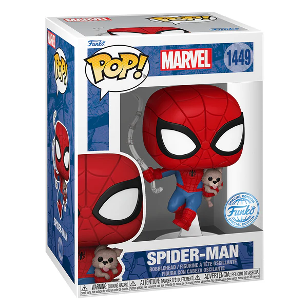 Marvel Comics - Spiderman with Sandwich the Dog US Exclusive Pop! Vinyl - Image 2