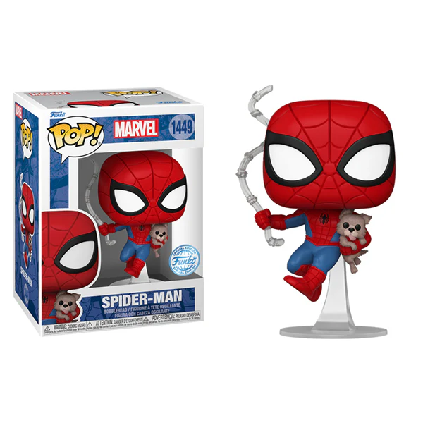Marvel Comics - Spiderman with Sandwich the Dog US Exclusive Pop! Vinyl - Image 3