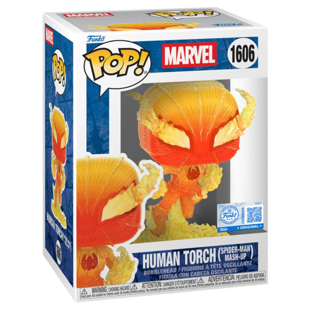 Marvel - Human Torch (Spider-Man Mash-Up) US Exclusive Pop! Vinyl - Image 2