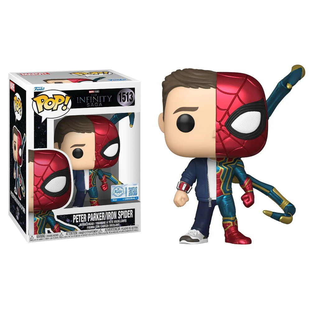 Marvel: Infinity Saga - Spiderman / Peter Parker Split US Exclusive Pop! Vinyl - Image 3
