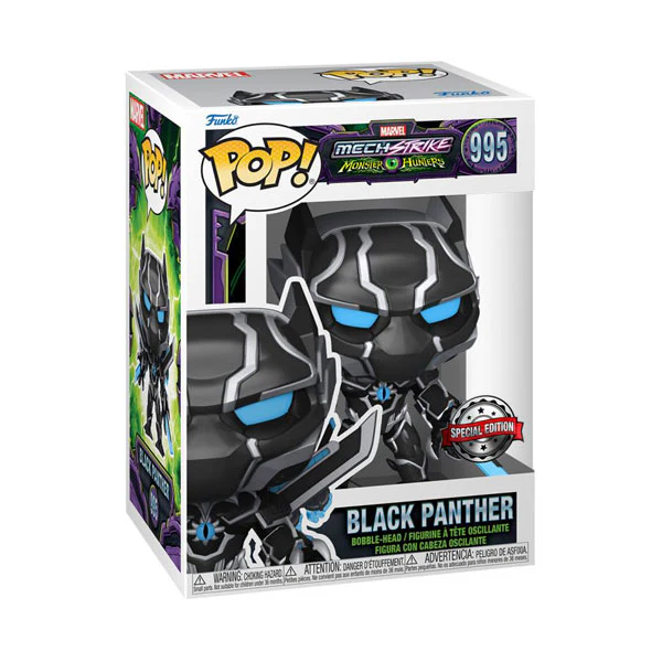 Marvel Mech Strike Monster Hunters - Black Panther US exclusive Pop! Vinyl - Image 2
