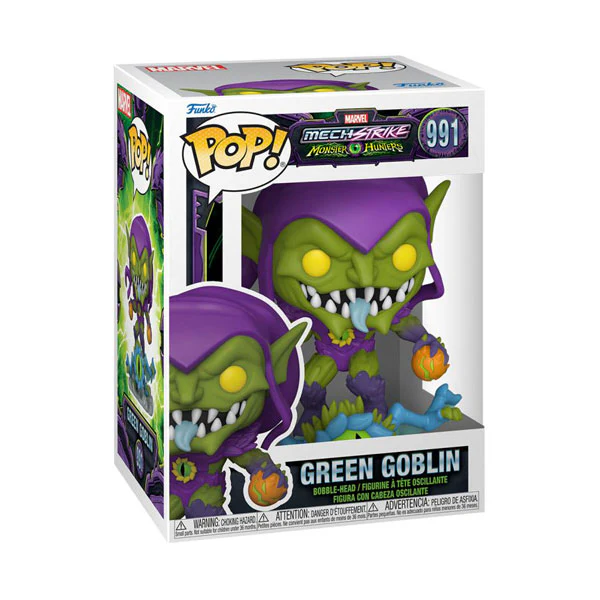 Marvel Mech Strike Monster Hunters - Green Goblin Pop! Vinyl - Image 2