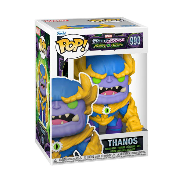 Marvel Mech Strike Monster Hunters - Thanos Pop! Vinyl - Image 2