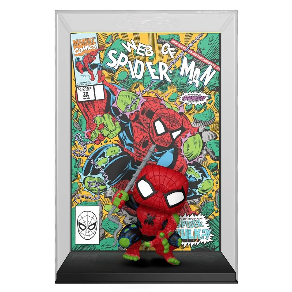 Marvel - Spider-Hulk Web of Spider-Man #70 Comic Pop! Vinyl Cover - Image 2
