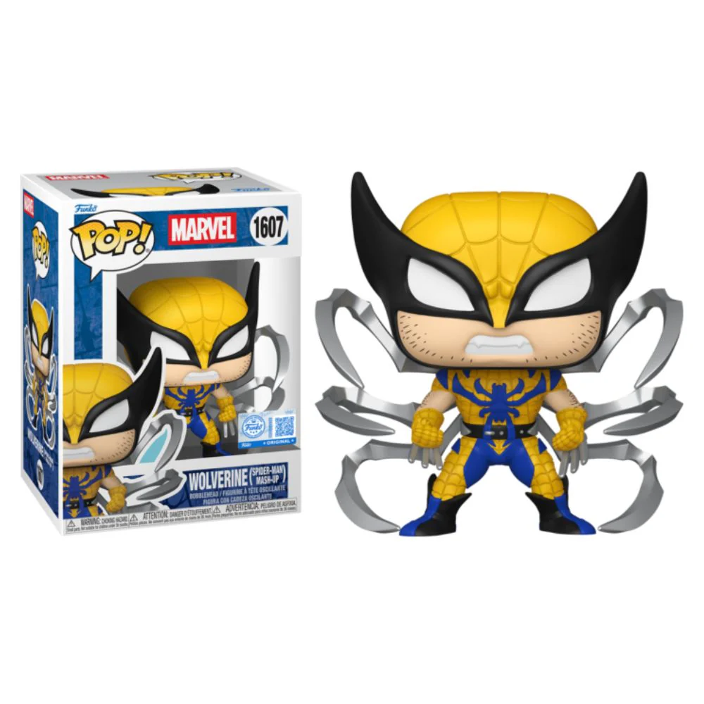 Marvel - Wolverine (Spider-Man Mash-Up) US Exclusive Pop! Vinyl - Image 3
