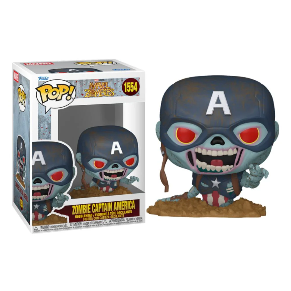 Marvel Zombies - Zombie Captain America Pop! Vinyl - Image 3