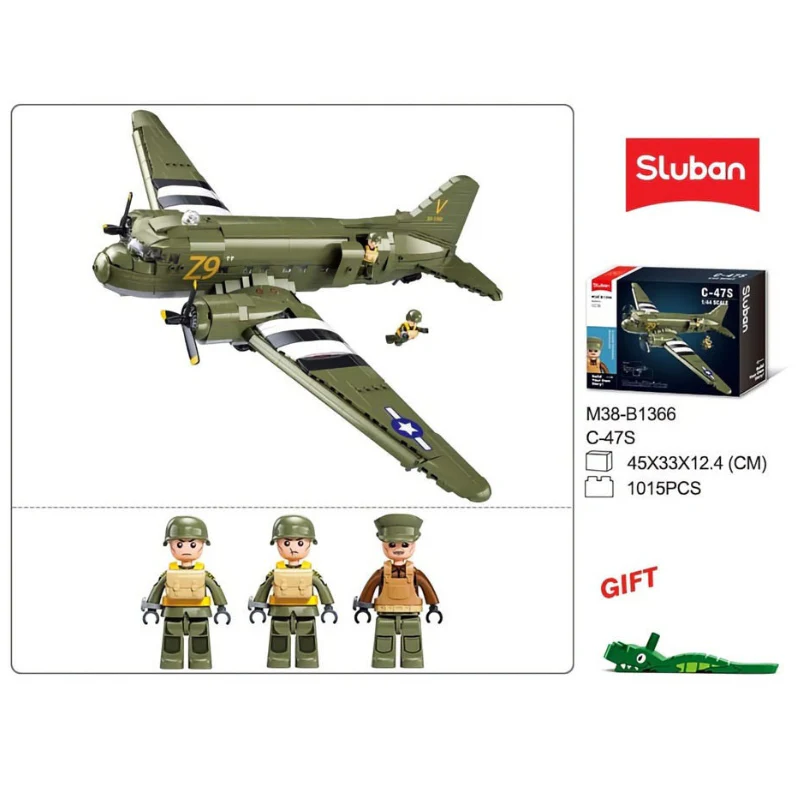 MB C-47-S Airtrain Scale 1:44 1015 Pieces C6 - Image 4