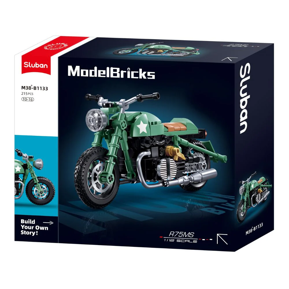 MB Motor Bike R75MS Scale 1:12 215 Pieces C36