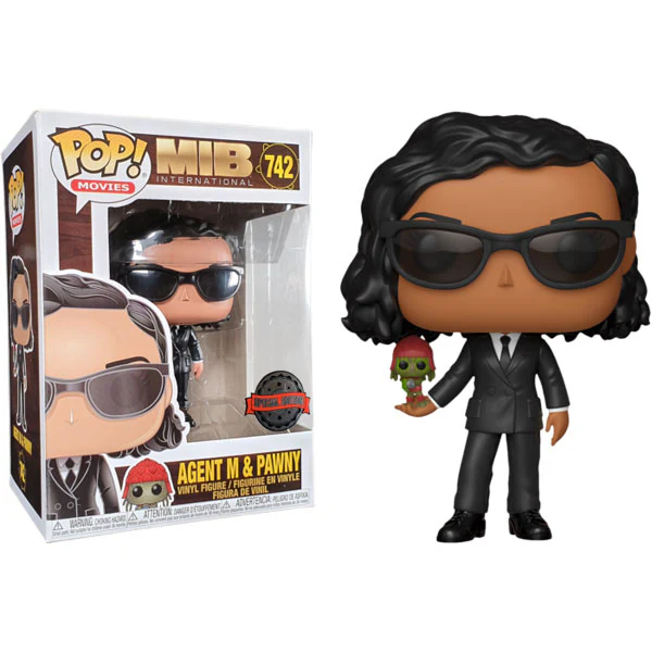 Men In Black 4: International - Agent M with Pawny US Exclusive Pop! Vinyl - Image 2