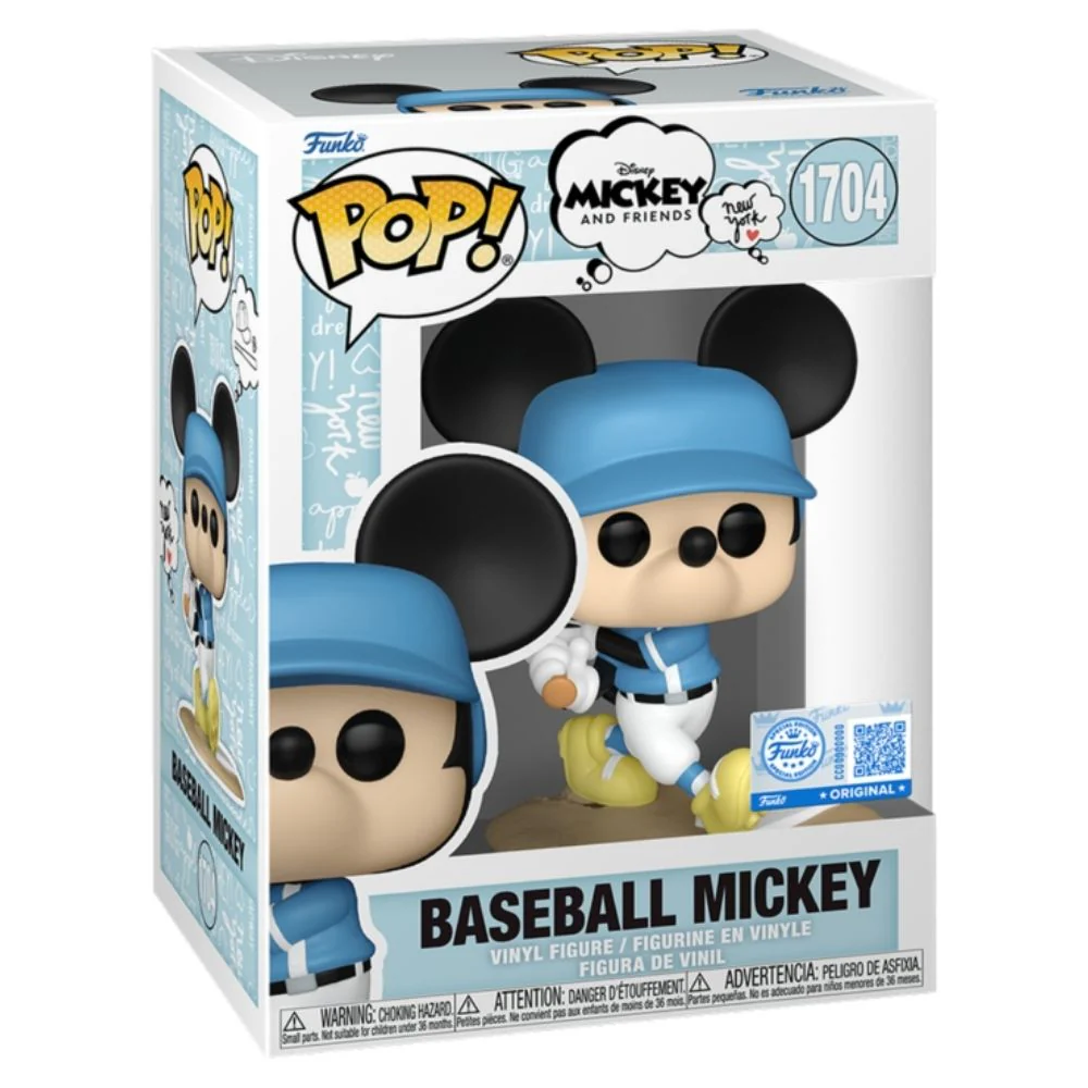 Mickey & Friends - Baseball Mickey Pop! Vinyl - Image 2
