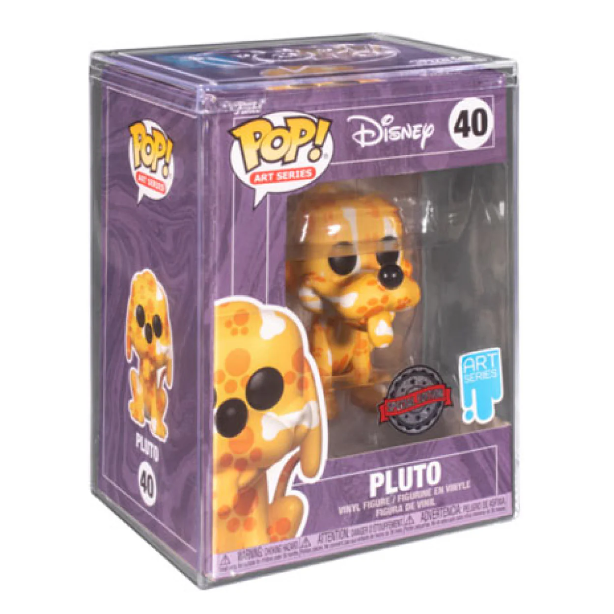 Mickey Mouse - Pluto DTV (Artist Series) US Exclusive Pop! Vinyl with Protector - Image 2